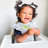 Organic Dot Flutter Bapron from BapronBaby