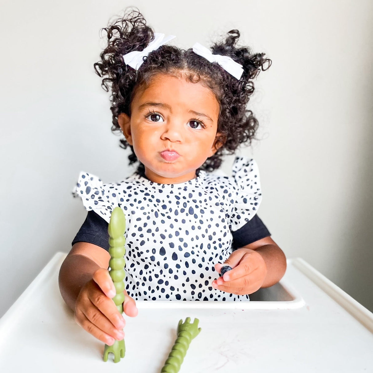 Organic Dot Flutter Bapron from BapronBaby