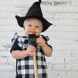 White Buffalo Plaid Flutter Bapron from BapronBaby