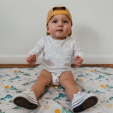 Mountain Mist Splash Mat - A Waterproof Catch-All for Highchair Spills and More! from BapronBaby