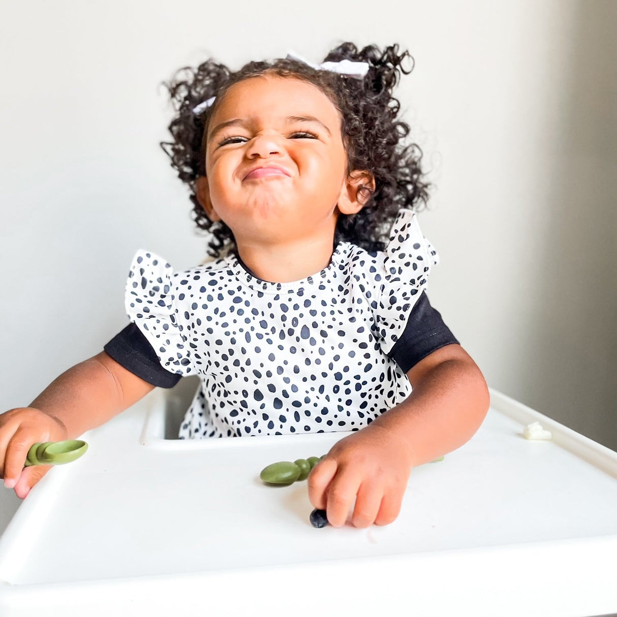 Organic Dot Flutter Bapron from BapronBaby