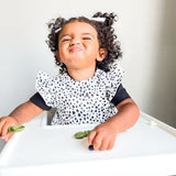 Organic Dot Flutter Bapron from BapronBaby