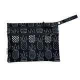 Pineapple Monochrome - Waterproof Wet Bag (For mealtime, on-the-go, and more!) from BapronBaby