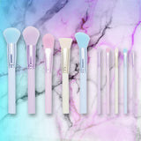 Makeup Brush - 10pc Marble Makeup Brush Collection Set from Prolux Cosmetics
