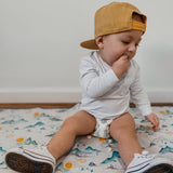 Mountain Mist Splash Mat - A Waterproof Catch-All for Highchair Spills and More! from BapronBaby