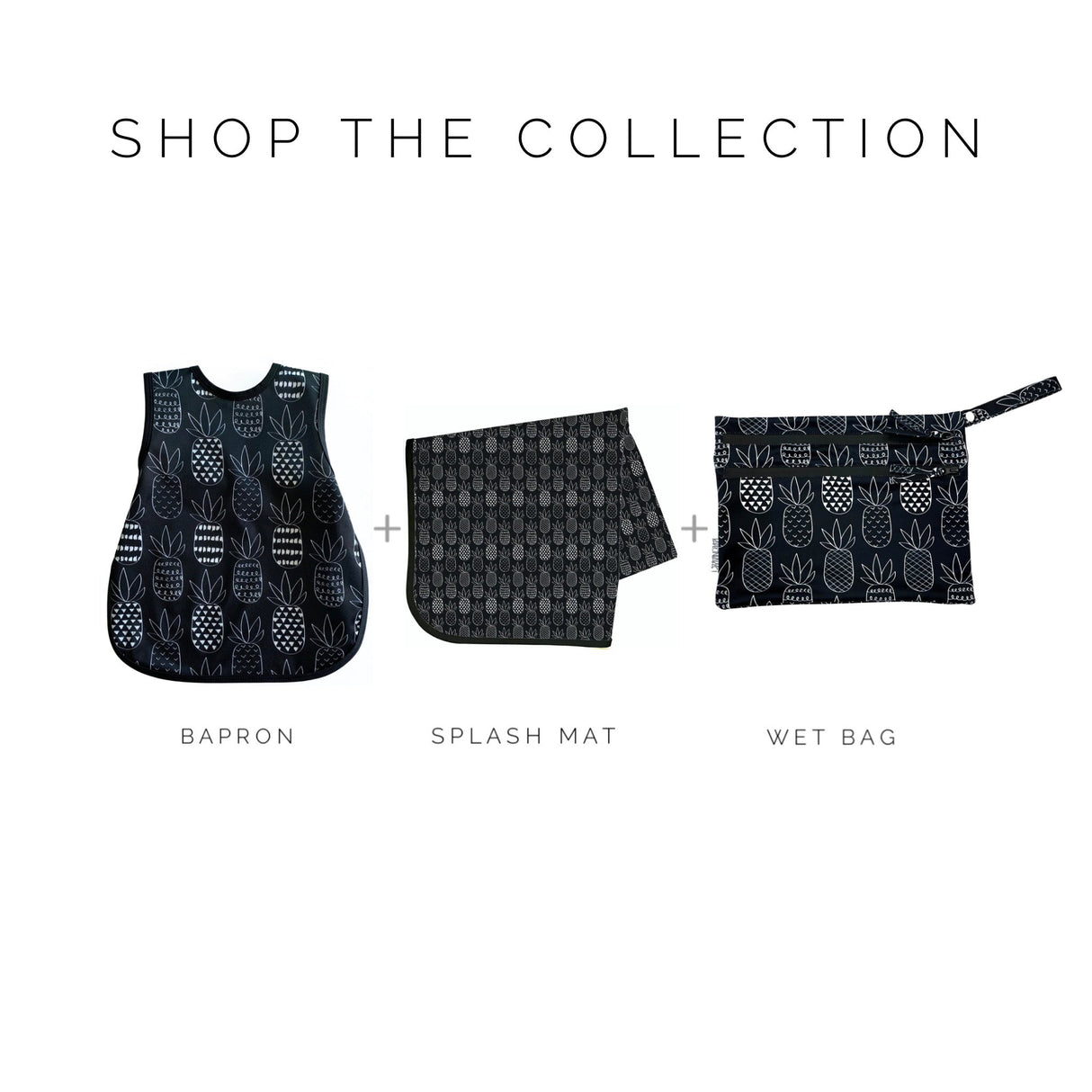 Pineapple Monochrome Bapron from BapronBaby