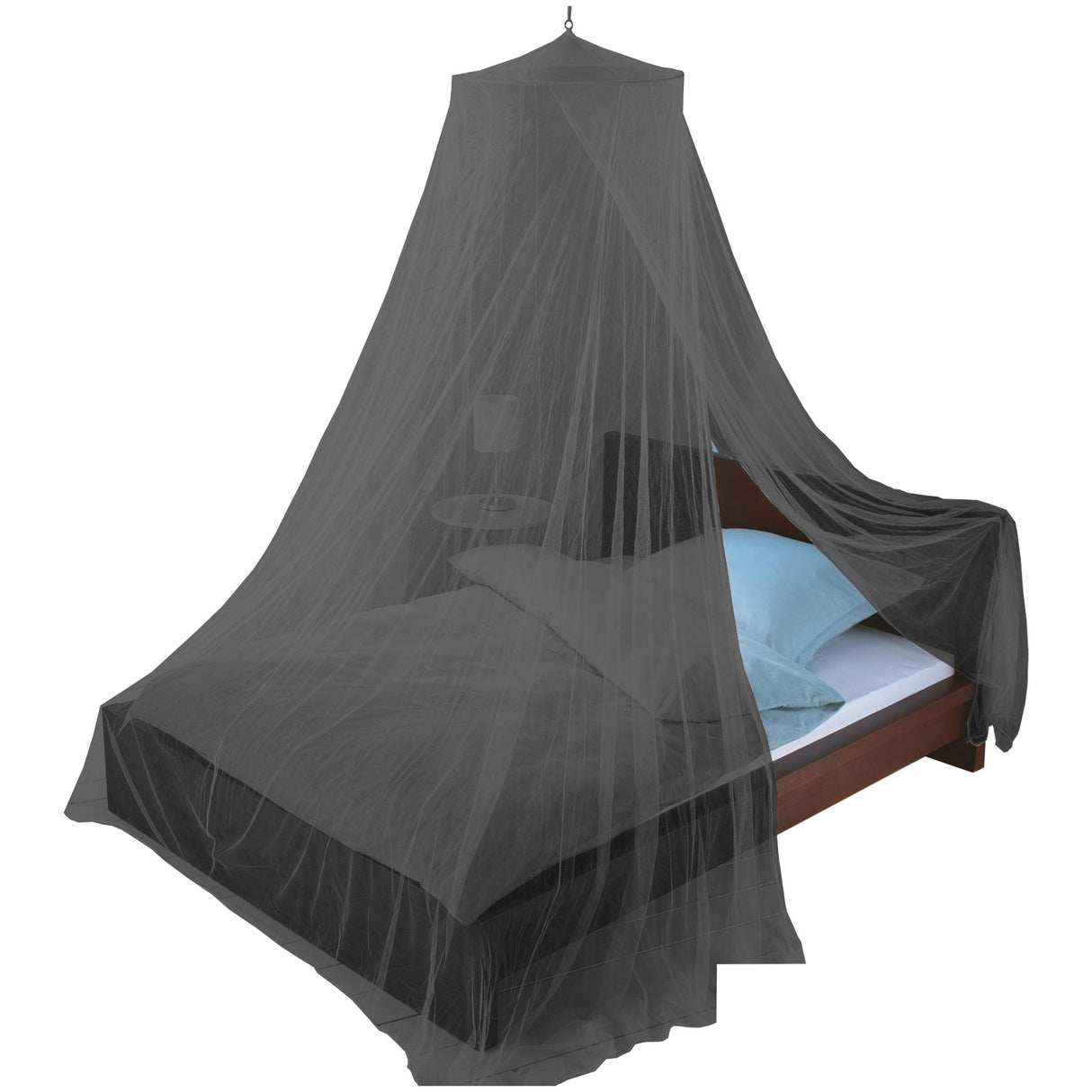 Just Relax Elegant Mosquito Net Bed Canopy Set, Black, Twin-Full from ShopBobbys