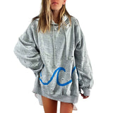 'Apres Sea' Painted Hoodie from Wren + Glory
