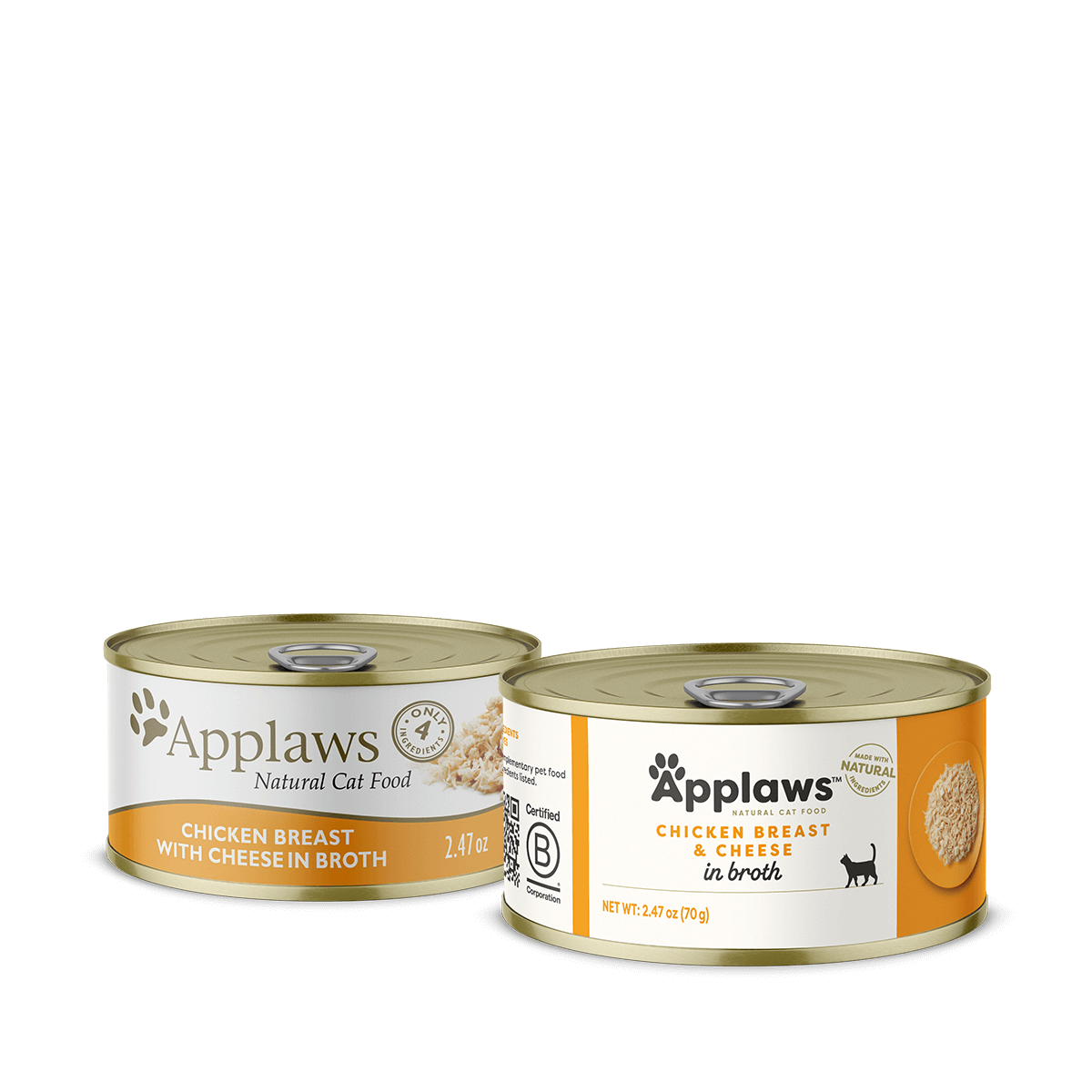Applaws Adult Chicken Breast and Cheese in Broth Wet Cat Food (2.47oz) from The Family Pet