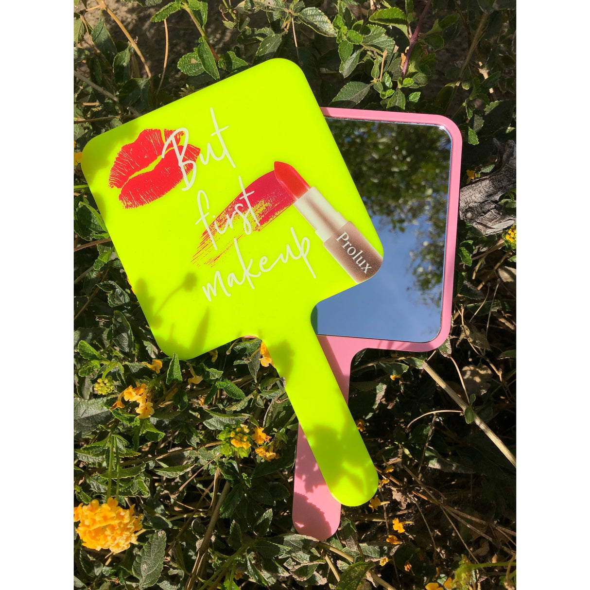 But First Makeup Handheld Mirror From Prolux Cosmetics