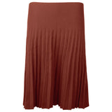 MM PURPLE LABEL - RUST PLEATED (PLUS SIZE) From Mia Mod