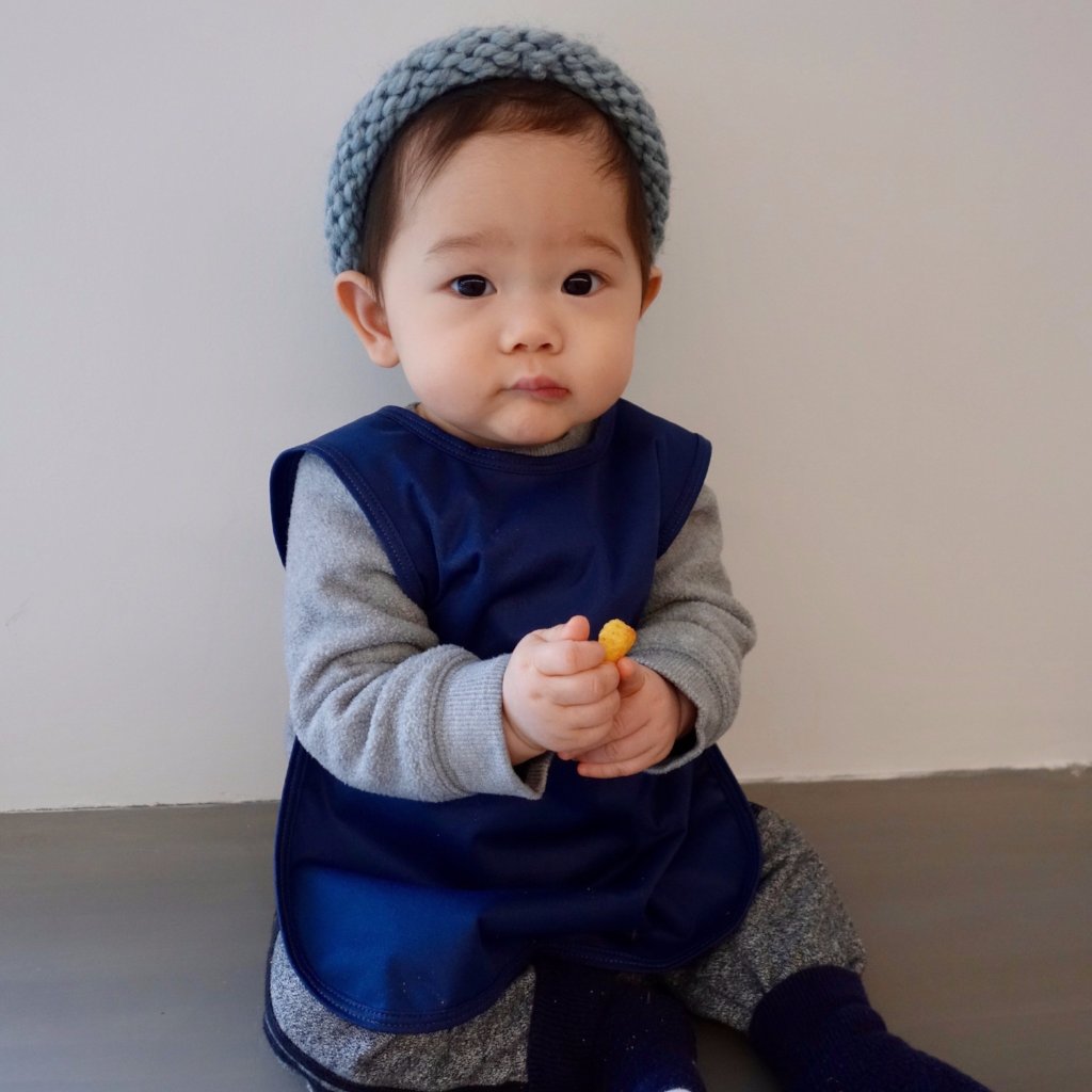 Solid Navy Minimalist Bapron from BapronBaby