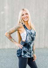 S.A.A.M Drop Arm Tank (Black Marble) from DadBod Apparel