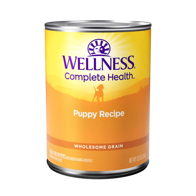 Wellness Puppy Chicken and Salmon Wet Dog Food (12.5oz) from The Family Pet