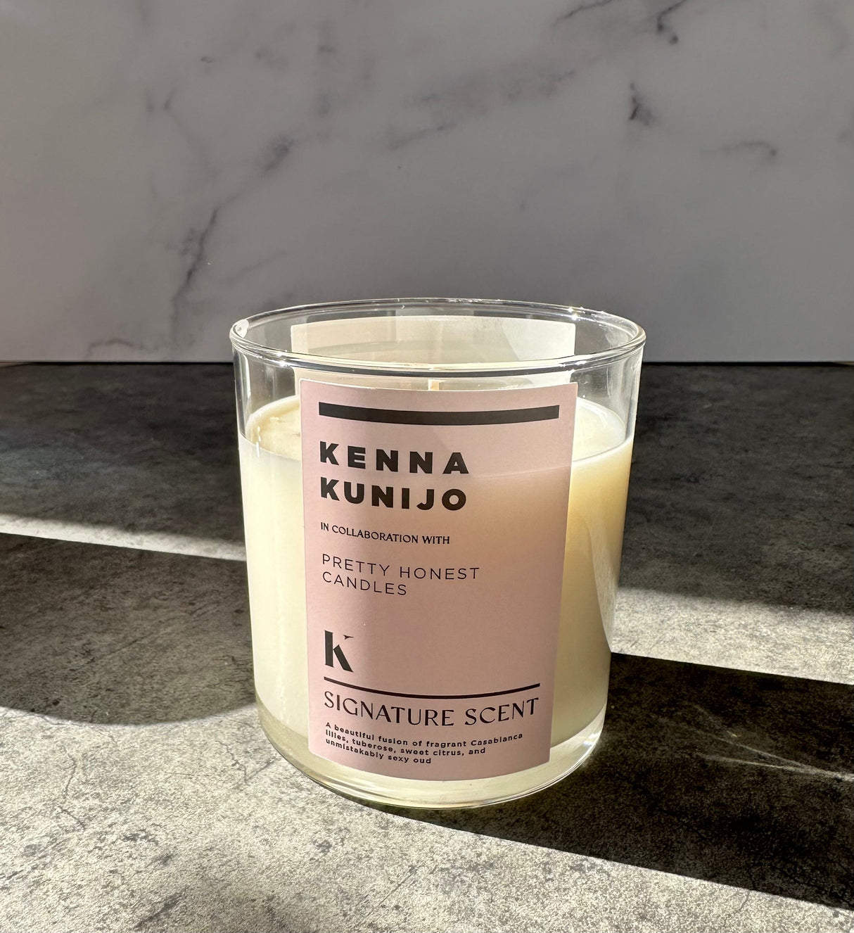 Kenna Kunijo Soy Candle from Pretty Honest Candles