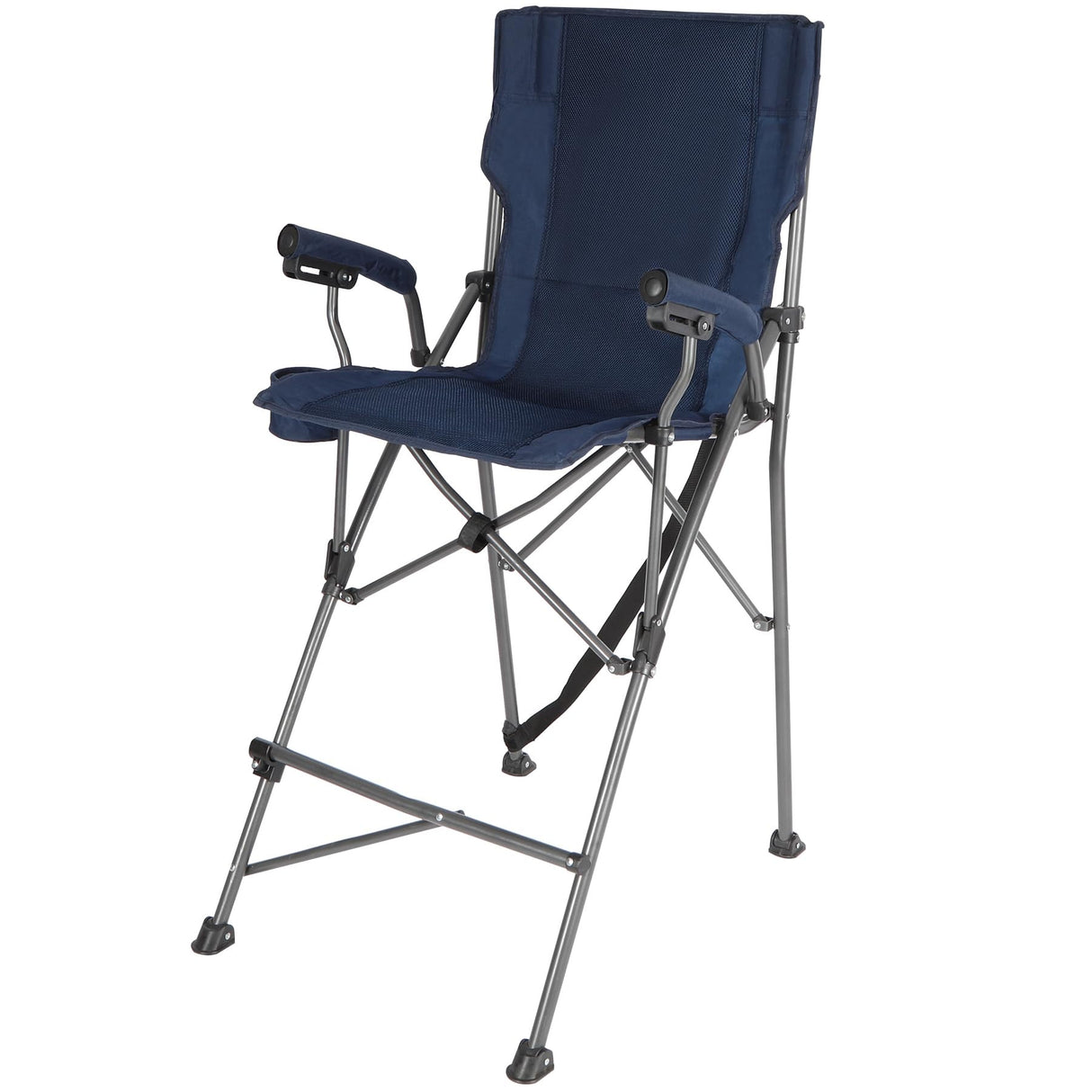 Extra Tall Bar Height Foldable Director Chairs for Adults with High Back and Hard Arms, Support 330lbs From Redcamp