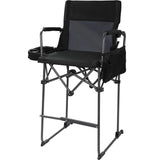 Extra Tall Bar Height Foldable Director Chairs for Adults with High Back and Hard Arms, Support 330lbs From Redcamp