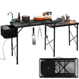 Portable Camping Kitchen Table with Storage Organizer for Outdoor From Redcamp