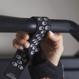 JerkFit Death Straps, Traditional Lifting Straps with Double Sided Skull-Grip from JerkFit