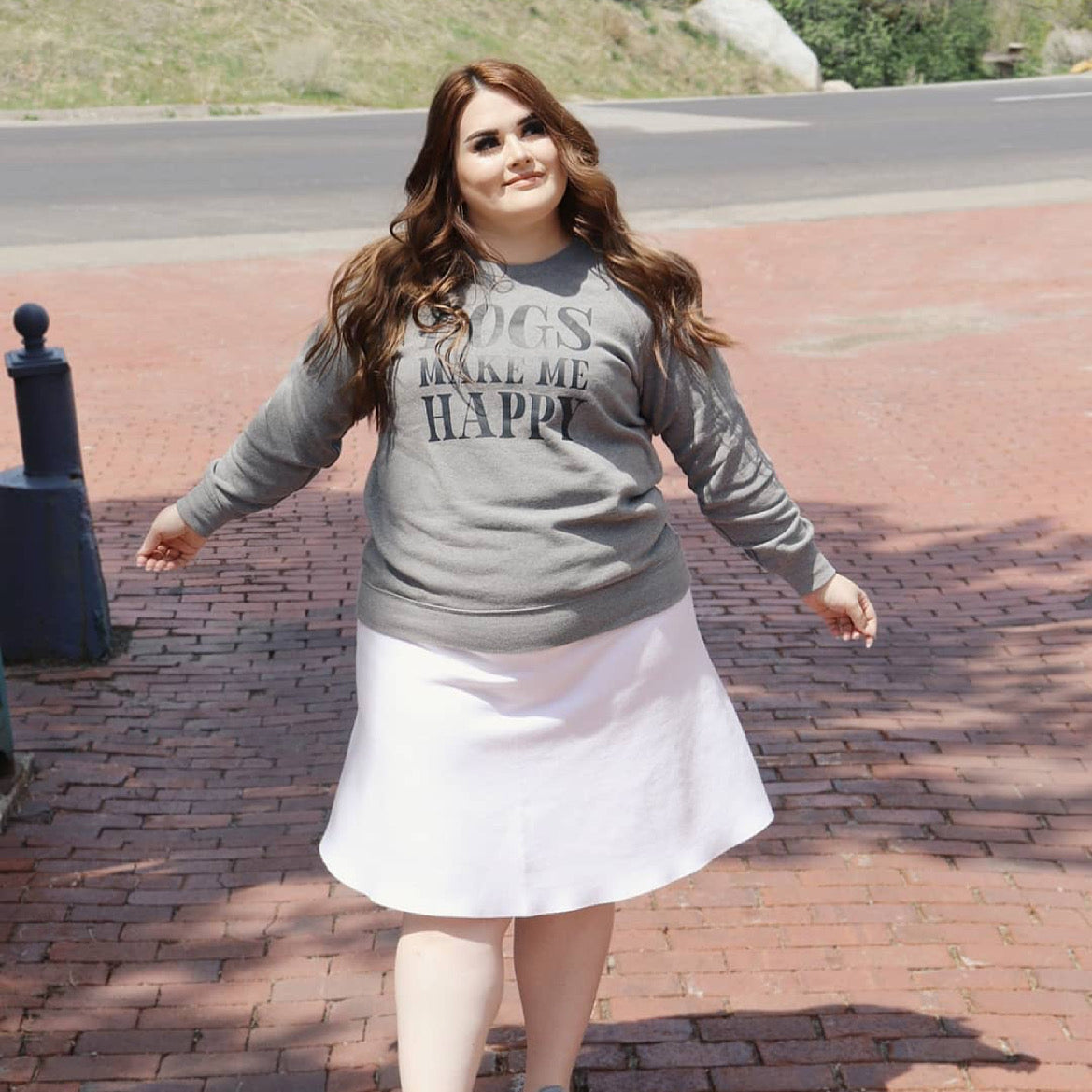 MM PURPLE LABEL - YR RND PURE WHITE (PLUS SIZE). From Mia Mod