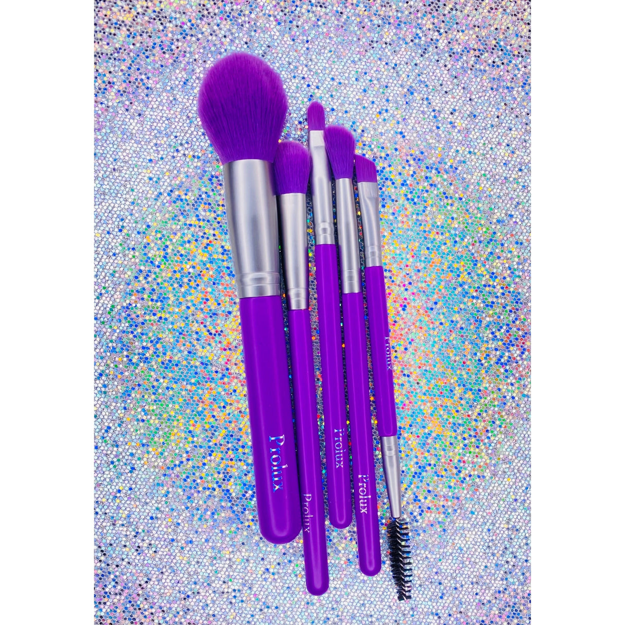 Deluxe Neon Brush Set | Makeup Brush Set From Prolux Cosmetics