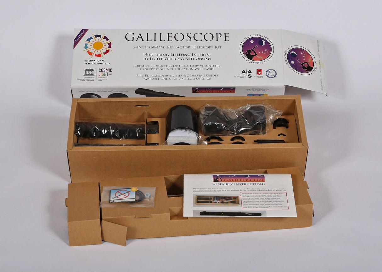 Galileoscope Refractor Telescope STEM Kit - GSCOPE from Explore Scientific