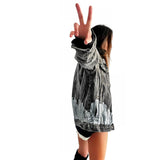'Beyond Silver' Denim Jacket from Wren + Glory