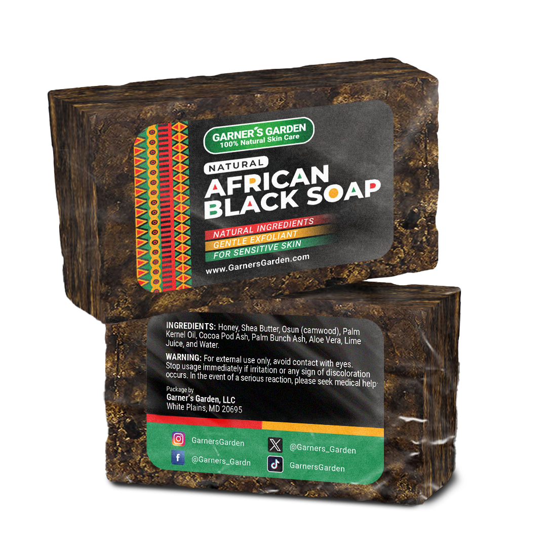 5lbs African Black Soap from Garner's Garden