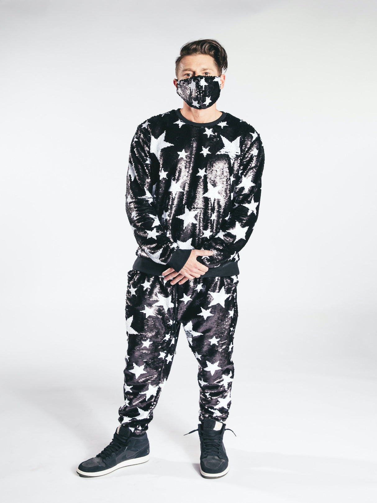 Any Old Iron Men's Sparkle Star Sweatshirt from Any Old Iron