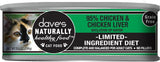 Dave's 95% Naturally Healthy Grain Free Chicken Formula Wet Cat Food (5.5oz) from The Family Pet