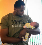 Military Green Triple D T-Shirt from DadBod Apparel