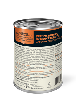 Acana Puppy Grain Free Premium Pate Wet Dog Food (12.8oz) from The Family Pet