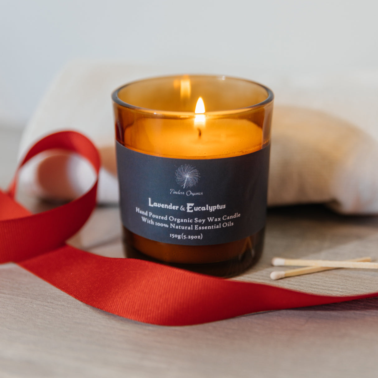 Timeless Candle - Lavender + Eucalyptus from Timeless Organics Skin Care