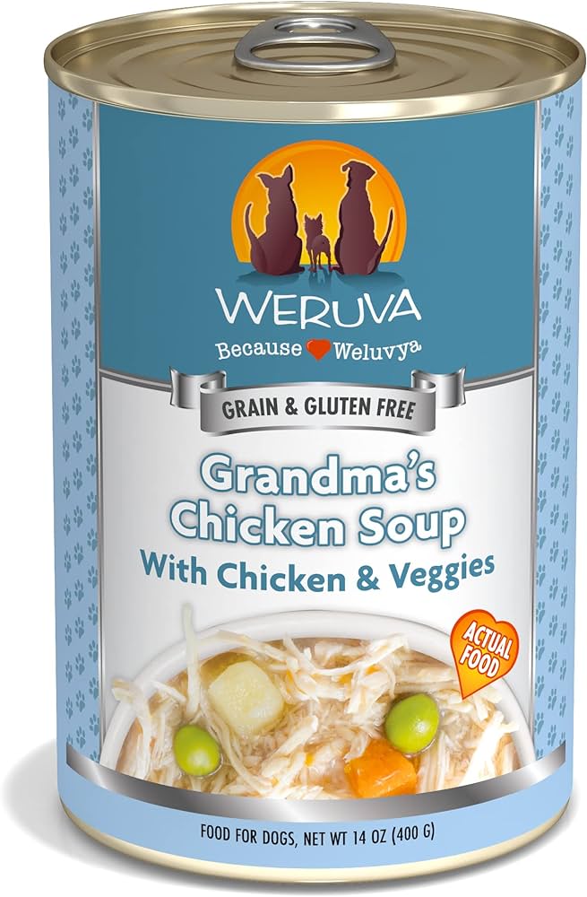 Weruva Grandma's Chicken Soup Wet Dog Food (14oz) from The Family Pet