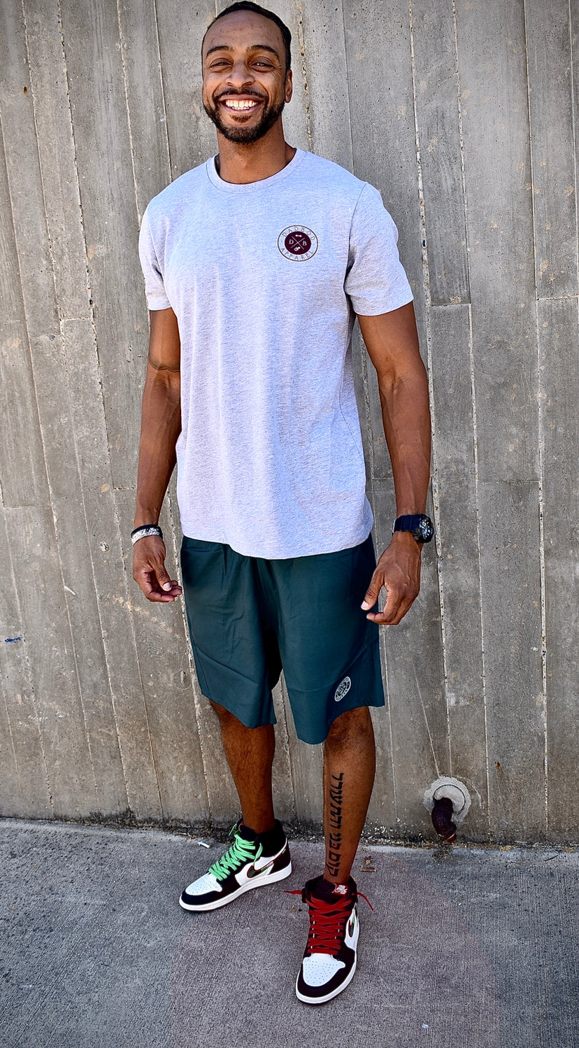Light Weight Active Shorts (Emerald) from DadBod Apparel