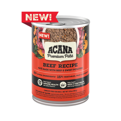 Acana Adult Grain Free Pate Beef Wet Dog Food (12.8oz) from The Family Pet