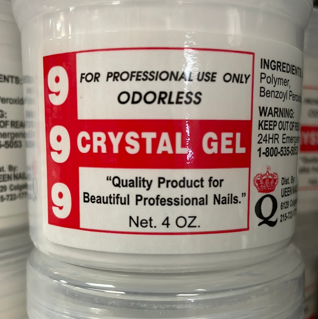 Crystal Gel Acrylic Powder 04oz From Queen Nail & Beauty Supply