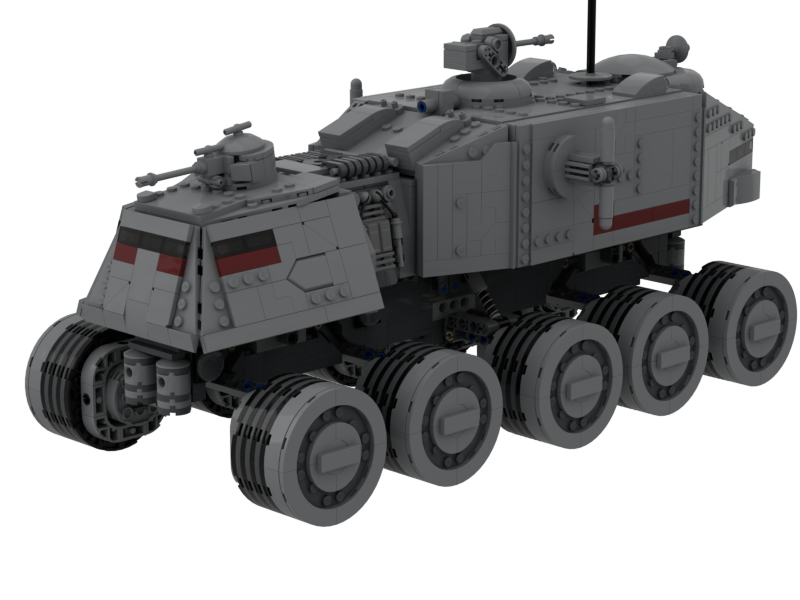 12300: UCS CLONE TURBO TANK (CLASSIC) from REPUBLICBRICKS