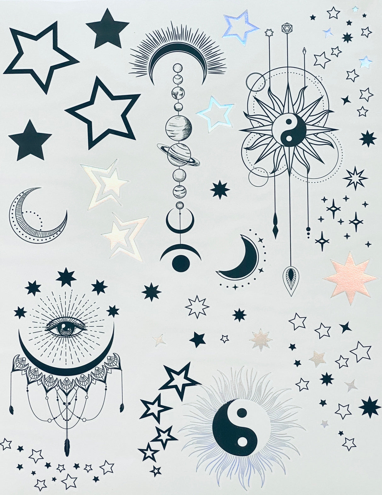 Celestial Dream - Holographic Temporary Tattoo from Lunautics