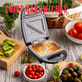 PREMIUS Ceramic Non-Stick Mini Snack Sandwich Maker, 5x4.4 Inch Mold from ShopBobbys