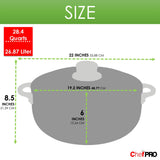 Chef PRO Commercial Grade Aluminum Caldero Stock Pot, 28.4 Quarts from ShopBobbys