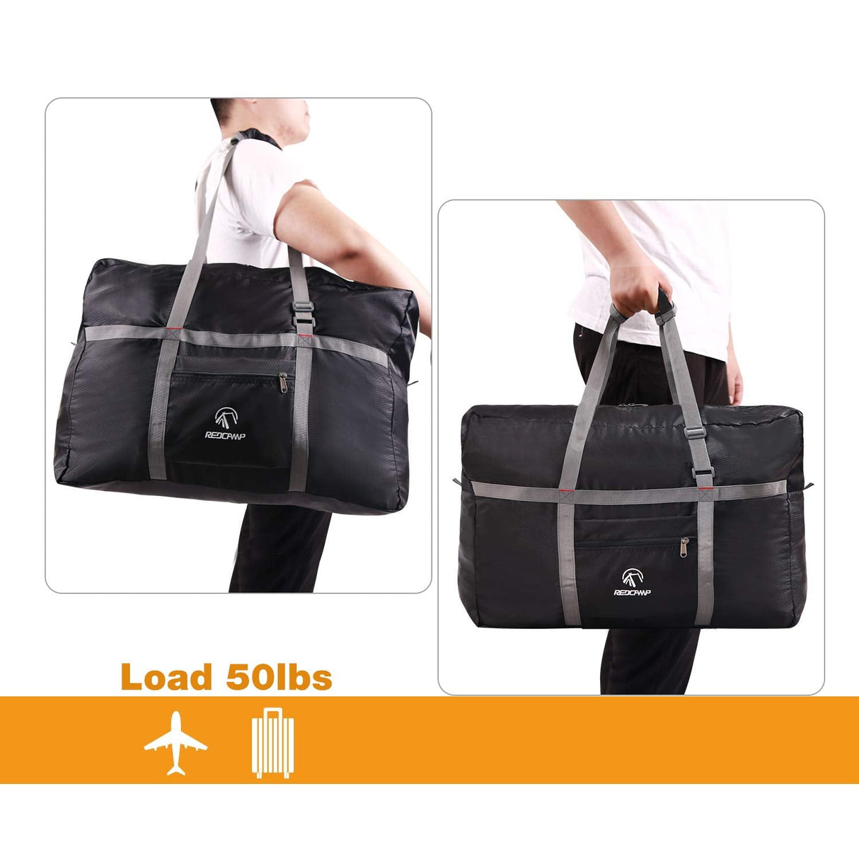 Large Foldable Travel Bag Lightweight Sports Bag 60/75/96L/100L From Redcamp