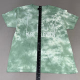 MTV Mint and White Tie-Dye Short Sleeve T-Shirt Women's Sz L 86947(New) from PayWut