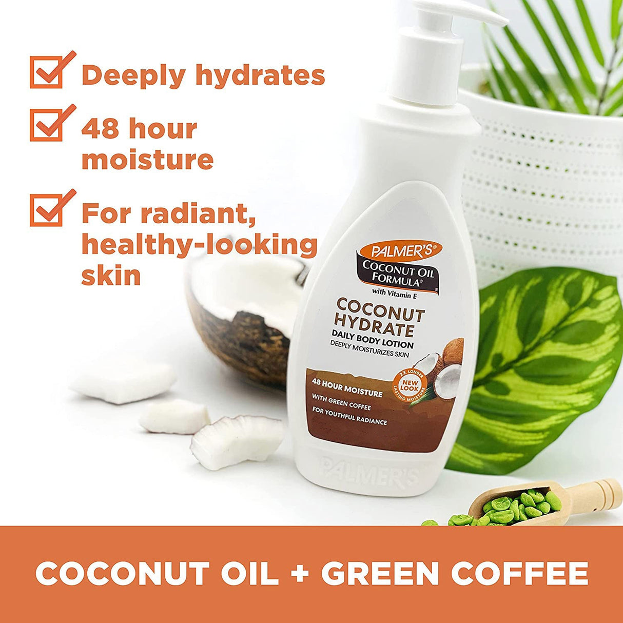 Palmer's Coconut Oil Hydrate Formula with Vitamin E Body Lotion, 17 Ounces from ShopBobbys