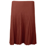MM YEAR ROUND PLEATED - RUST from Mia Mod