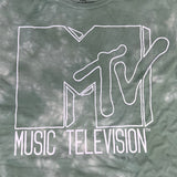 MTV Mint and White Tie-Dye Short Sleeve T-Shirt Women's Sz S 86947(New) from PayWut