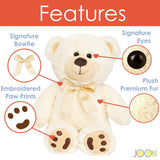 JOON Mini Teddy Bear, Cream, 13 Inches from ShopBobbys