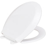 PREMIUS Slow Close Beveled Plastic Toilet Seat, Standard Round, 17 Inches from ShopBobbys