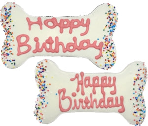 Happy Birthday Bone (5.5") from The Family Pet