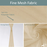Just Relax Elegant Mosquito Net Bed Canopy Set, Beige, Twin-Full from ShopBobbys